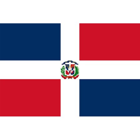 [LCS] Dominikanske Republiks Flag 100