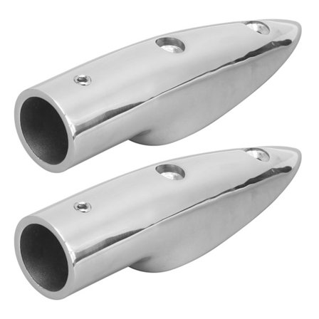 2 kpl 7/8 tuuman kaiteen pää 316 ruostumatonta terästä syöpymistä estävä lisävaruste mer Vene