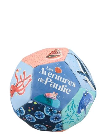 Moulin Roty Soft Ball 10Cm - Les Aventures De Paulie - Blue - ONE SIZE