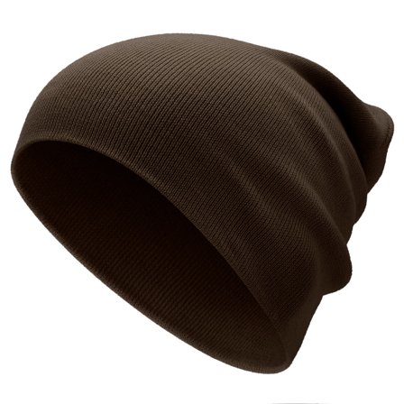 Kyler Kite | Koffiebruine Lichtgewicht Beanie van Biologisch Katoen voor mannen - Beanie mutsen