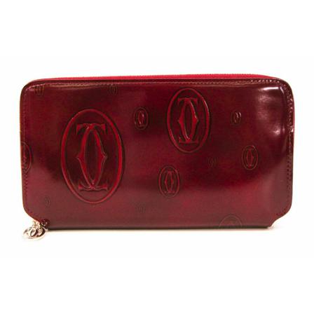 Cartier Vintage, Wallets ; Cardholders Rood, Dames, Maat:ONE Size