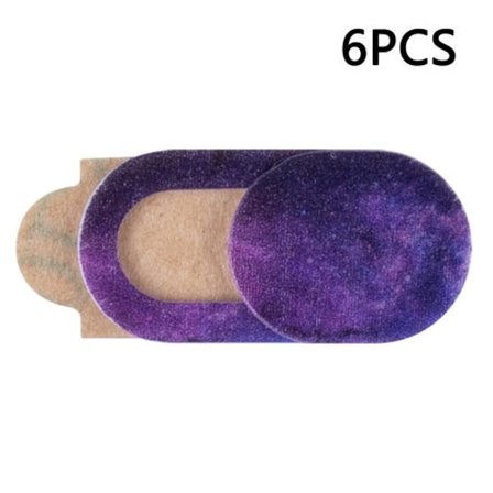 6st Anti-spion Dator Kamera Skydd Slider Anti-Peep Sekretess - Starry Sky 3