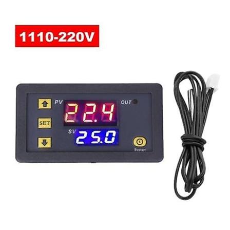 3230 Temperaturregulator Digital Display Termostatmodul Temperaturkontrollbrytare Micro Heati