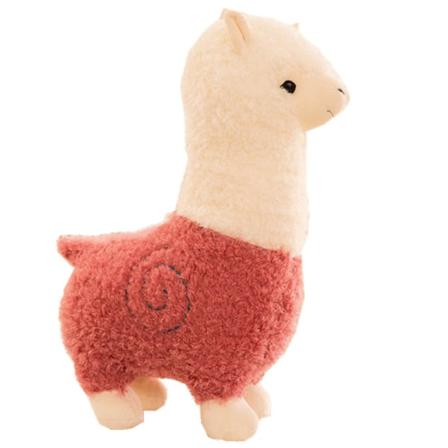 Søt Alpaca Plysj Dukke Fylte Dyr Plysj Sau Puten (Rosa,