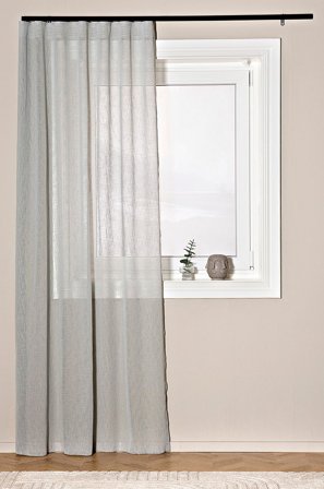 Hasta - Verho Malva - Sininen - Poimutusnauhaverhot - 250 - - Homeroom