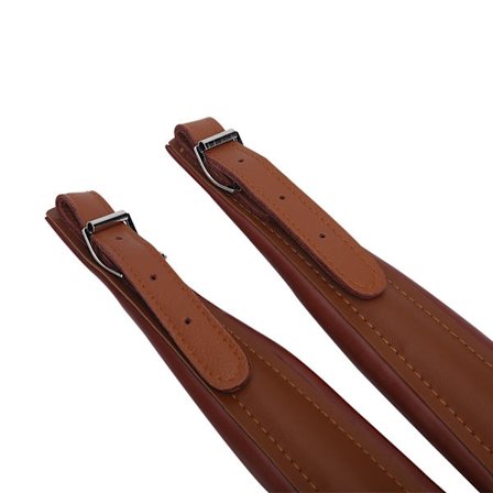 Holdbare Justerbare Slidstærke Skulderremme til 16-120 Bas Harmonika (Kaffe)