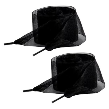 Organza skolisser for joggesko 100cm/120cm lange for voksen tenåring barn