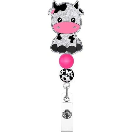 Morsom søt sykepleiermerke-snelle med tilbaketrekkbar navneskilt ID-klips tilbaketrekkbar merkesholder