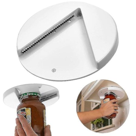Sl Under Skåp Burköppnare Hem Artros Glas Burköppnare Underlimmad Lockgripare Verktyg (FMY)