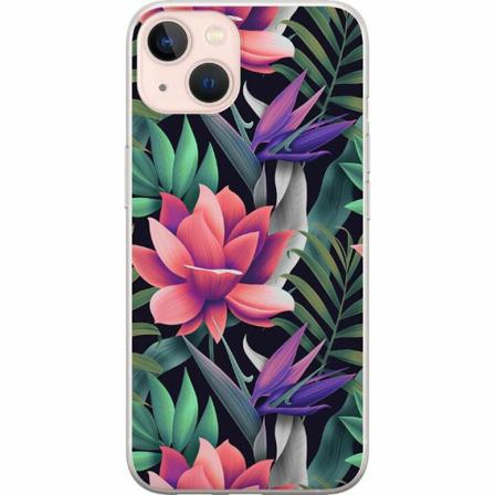 Apple Iphone 14 Genomskinligt Skal Blommor