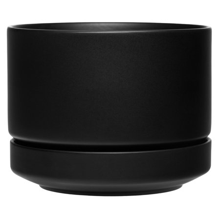 Arabia SN kruka 19 cm, mattsvart | Dukning & Servering > Örtkrukor > Blomkruka | Bagaren och Kocken