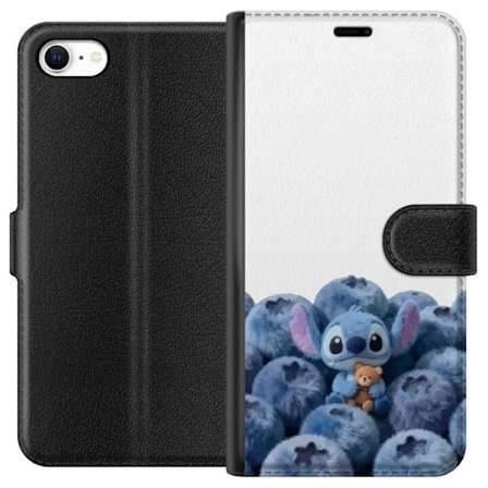 Yhteensopiva Lompakkokotelo Apple Apple iPhone 6 Söpö sininen hahmo mustikoiden joukossa, jossa on pehmeä ja leikkisä kuvitus sekä nalle