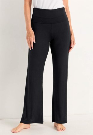 Cellbes of Sweden - Superbløde jerseybukser Sofia i sort til damer i størrelse 54/56