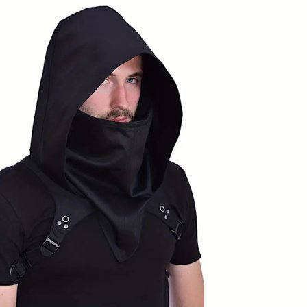 1 stk. Cyberpunk Rogue Cowl Hette Skjerf for menn - Vinterhalsvarmer