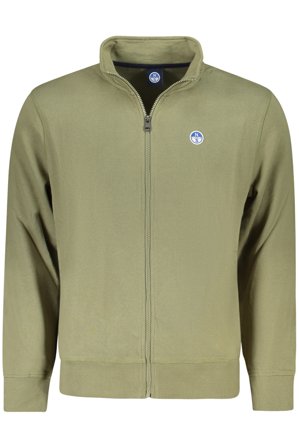 North Sails Felpa Con Zip Uomo Verde