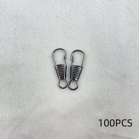 Kuffert Lynlås Metal Lille lås SORT 100STK 100STK