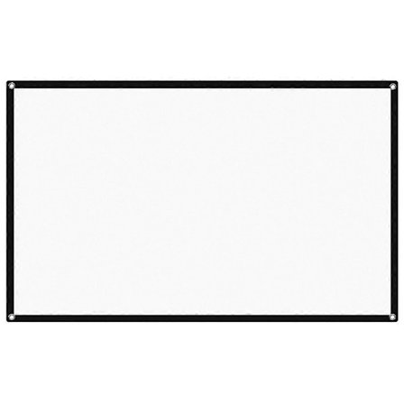 Projektorduk mot rynkor, portabel projektorduk, teatertillbehör