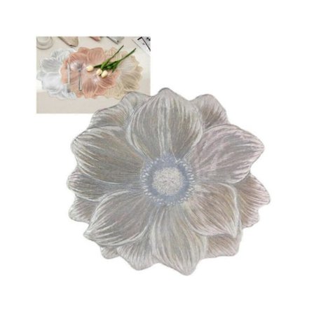 3 stk. Raidley Kreativ Blomst PVC Bordbrikke – Vanntett og Oljetett for Bord