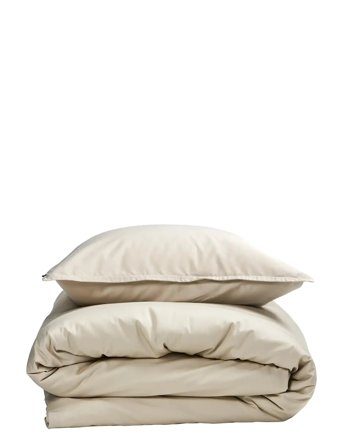 Gripsholm Påslakan Bamboo Solid Sand 150X210;2X50X60 - Beige - 150X210;2X50X60CM