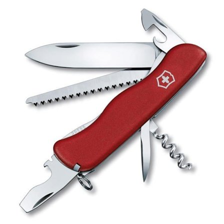 Victorinox - 0.8363.B1 - Forester Fickkniv (12 Funktioner, Låsbart Blad, Kapsåg) 111 mm