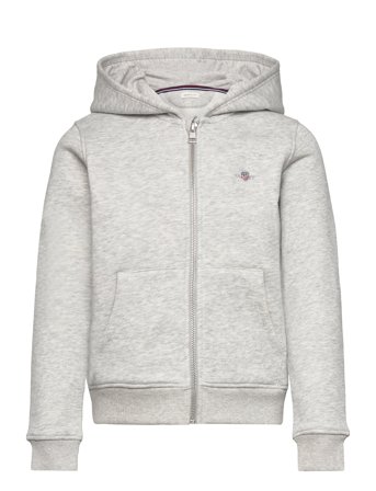 Shield Zip Hoodie Grey GANT