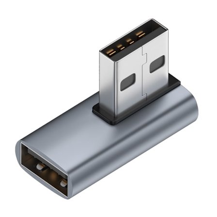 USB 3.0-adapter 90 graders rät vinkel hane till hona kopplingskontakt för bärbar dator USB laddare Extension Converter