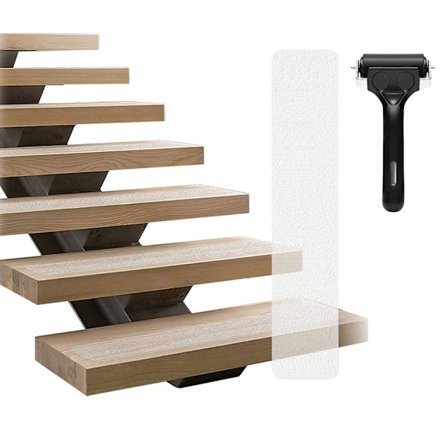 Trappetrin Skridsikker udendørs tape (15-pak/kasse) Anti-skrid strips kompatibel med trappegulve Bruser