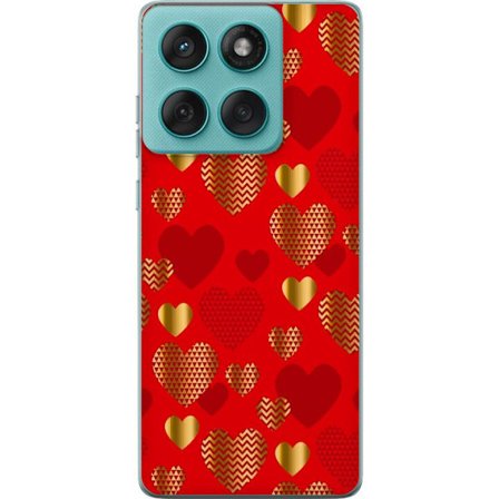 Yhteensopiva Puhelinkuori Motorola Motorola Edge 60 Fusion GoldenHearts