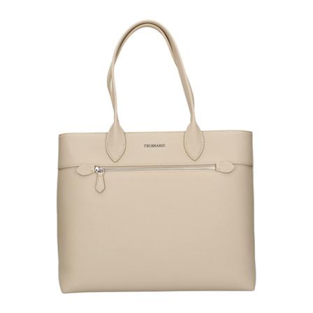 Trussardi, Tote Bags Beige, Dames, Maat:ONE Size
