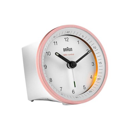 BRAUN KLOKKE Analog Vekkerklokke BC07PW-DCF