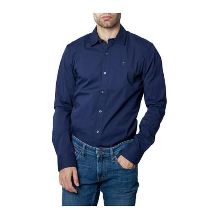 Tommy Hilfiger, Shirt Niebieski, Mężczyzna, Rozmiar: L