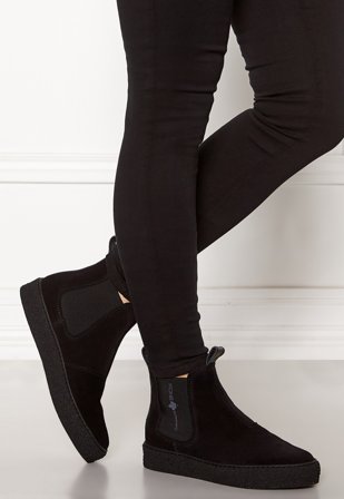 Canada Snow Mount Verm Shoes Black Suede Klær