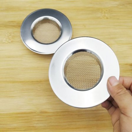 Set med 2 st Ø4.5 hårsilar/traktorer för rör och handfat - Samlar upp skräp