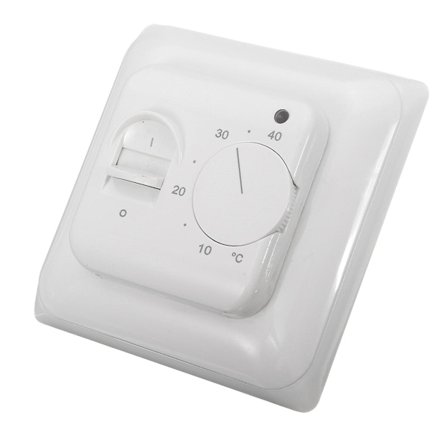 230V 16A Mekanisk Gulvvarme Termostat Temperaturkontrollbryter med Gulvsensor DB