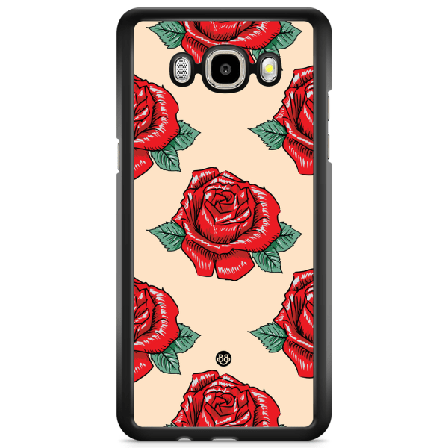 Bjornberry Skal Samsung Galaxy J5 (2015) - Rosor Mönster