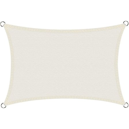 Vandafvisende Firkantet Skygge Sejl, Vandafvisende PES Skyggeklæde, 3m Skyggenet Modstandsdygtig UV-Strålebeskyttelse til Have Terrasse Camping 