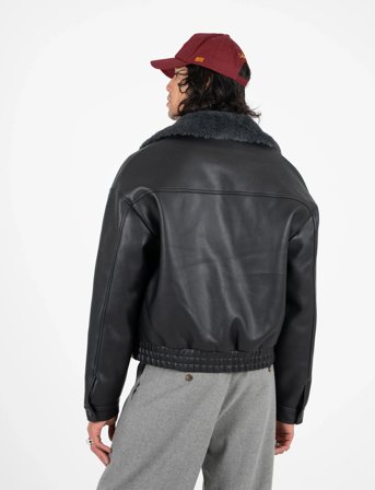 Prohibited Club Flight Jacket - Black - XXL