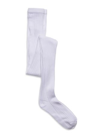 Cotton Rib Tights Socks & Tights Tights Vit Mp Denmark