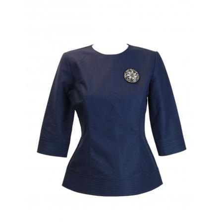 Dior Vintage - Vintage Toppar - Blå - Dam - Storlek: L, Dam, Storlek: L