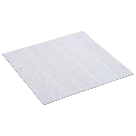 Vidaxl Självhäftande Golvplankor 5,11 M² Pvc Vit Vit