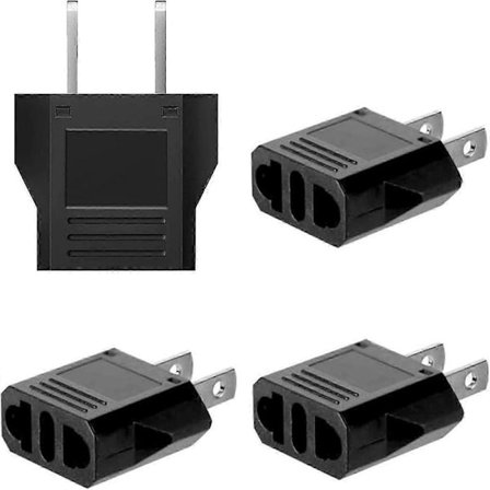USA Strømadapter, USA Adapter, USA Strømadapter, 4 stk. Europæisk til Amerikansk Stikadapter, USA Stikadapter - Perfekt