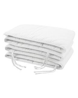 Spjälsängsskydd 28x360 cm Vit - Borganäs of Sweden