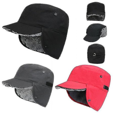 Vintervarm öronlappsmössa med toppig kepsbas keps Trapper Vattentät Unisex