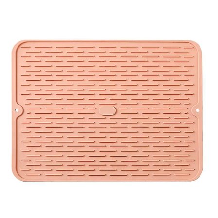 Silikoninen kuivausalusta, astiankuivausalusta keittiön työtasolle, liukumaton