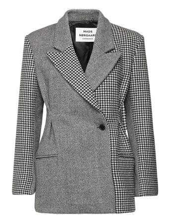 Bonded Wool Benin Blazer Blazers Single Breasted Blazers Grå Mads Nørgaard