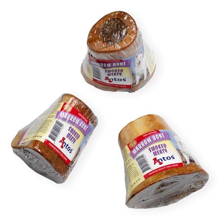 Antos margbein med røkt storfekjøtt, Hund, Hundesnacks, Tygg og tyggebein