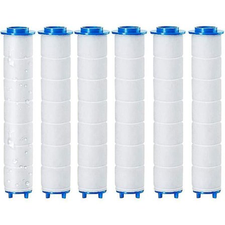 Pieces Duschhuvud Universal Utbytbart Filter, 8,5x2cm Negativt Jon Duschfilter För Avtagbart Duschhuvud, Omvänd Osmos, Klor Och Fluorid