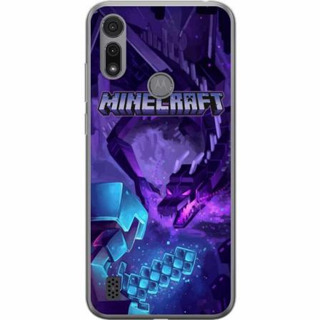 Motorola Moto E6i Mjukt Skal - Minecraft