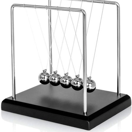 Newtons stora pendelsvängningsvetenskapsspel för barn 18*12*18cm KLB