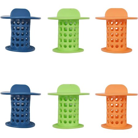 6 st TubShroom filter, avloppshårssamlare badkarsavloppsskydd